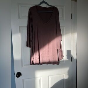 Cooper Road Collection Top Size 5X 3/4 Sleeve